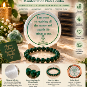 Wealth & Abundance Manifestation with Green Jade Bracelet