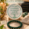 Wealth & Abundance Manifestation with Green Jade Bracelet
